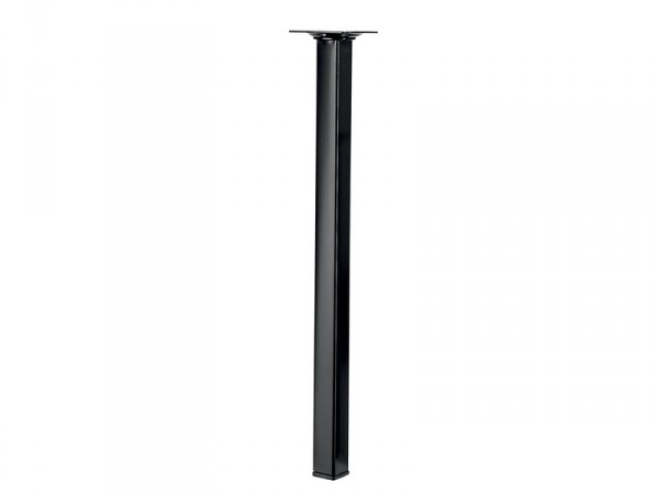 PIED DE TABLE ACIER NOIR 24X24X400