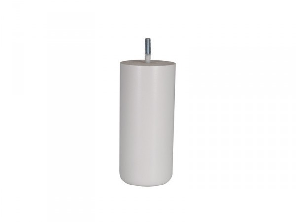 PIED DE LIT CYLINDRE HETRE BLANC 68X150