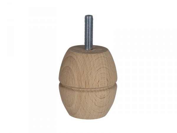 PIED DE MEUBLE ROND HETRE BR 52X60