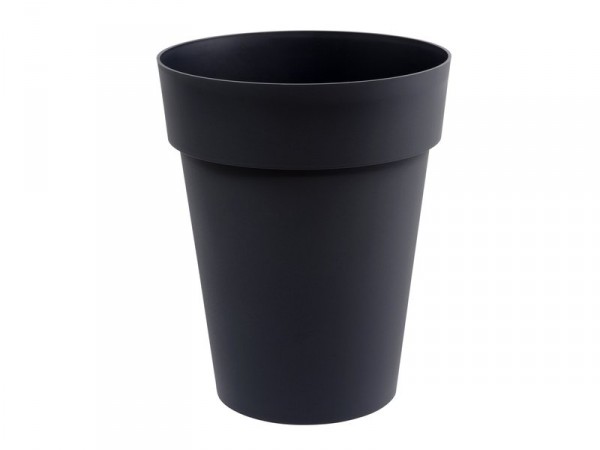 VASE HAUT ROND TOSCANE 50L 44X53CM GRIS ANTHRACITE