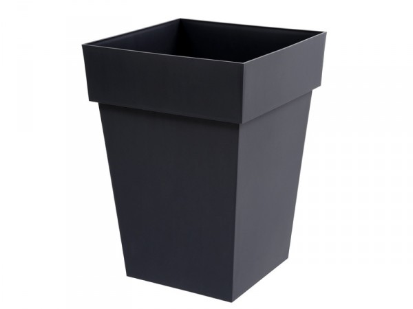 POT MI HAUT CARRE TOSCANE 51L 39X39X53CM GRIS ANTHRACITE
