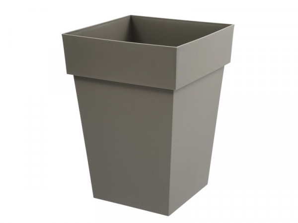 POT MI HAUT CARRE TOSCANE 51L 39X39X53CM TAUPE