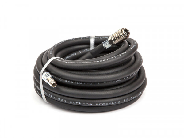 TUYAU CAOUTCHOUC 10M AVC RACCORD UNIVERSEL DIAMETRE 8X14MM DEXTER