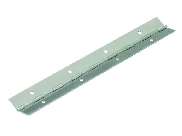 CHARNIERE PIANO ACIER NICKEL 32X600