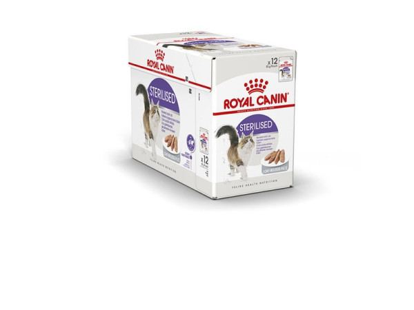 PATEE CHAT ROYAL CANIN STERILISED MOUSSE 12X85G