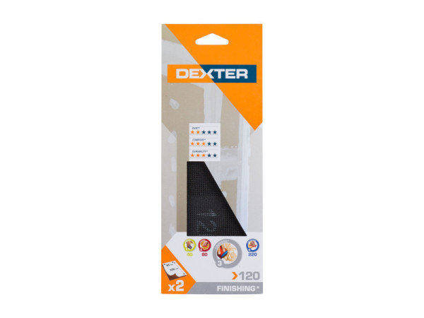 ABRASIF PLATRE 93X230 GRAIN 120 DEXTER 2 PCS