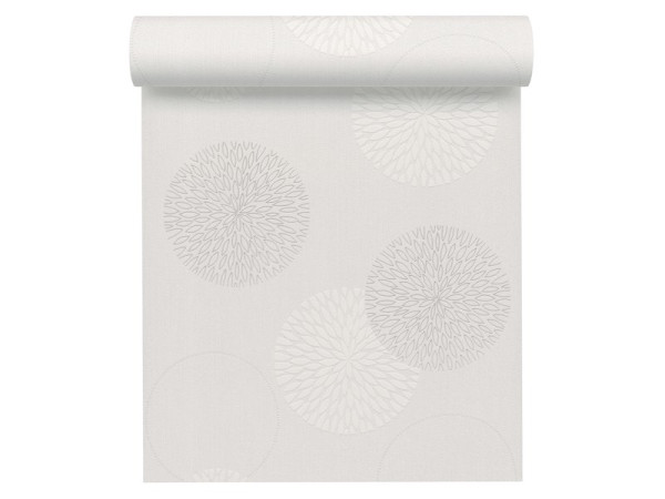 PAPIER PEINT EXPANSE INTISSE SPOT BULLES BLANC