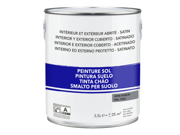 PEINTURE SOL GRIS FONCE 1ER PRIX  2.5L