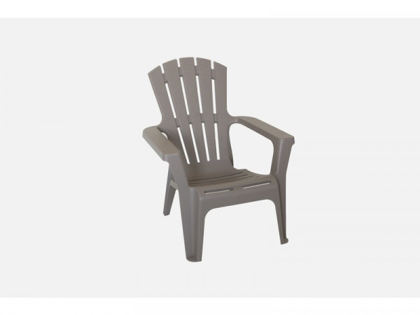 FAUTEUIL BAS MARYLAND RESINE TAUPE
