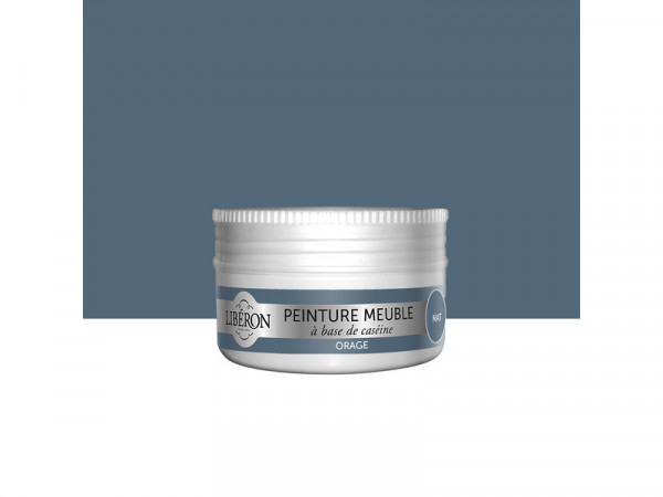 PEINTURE MEUBLES ET OBJETS CASEINE LIBERON BLEU ORAGE 75ML