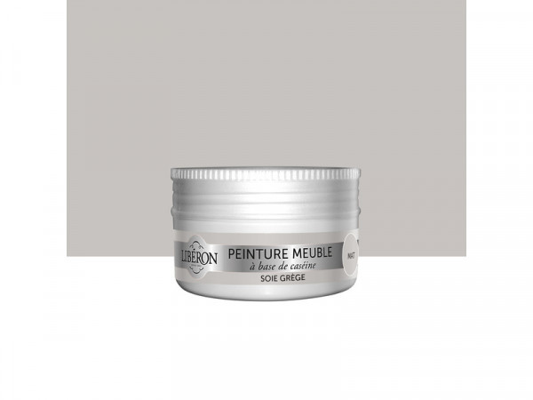 PEINTURE MEUBLES ET OBJETS CASEINE LIBERON GRIS SOIE GREGE 75ML