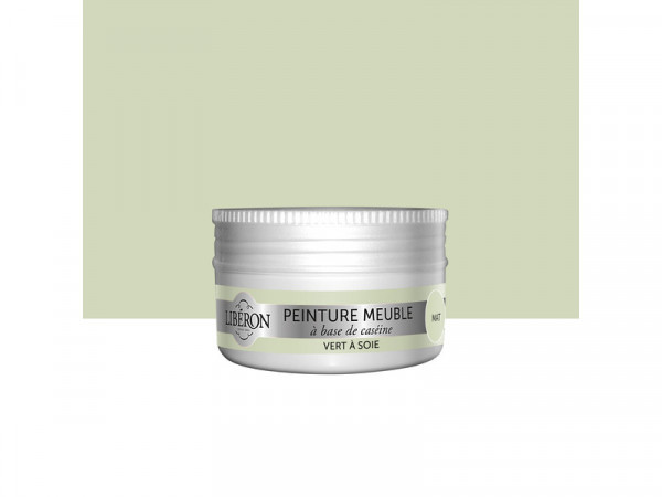PEINTURE MEUBLES ET OBJETS CASEINE LIBERON VERT VERT A SOIE 75ML
