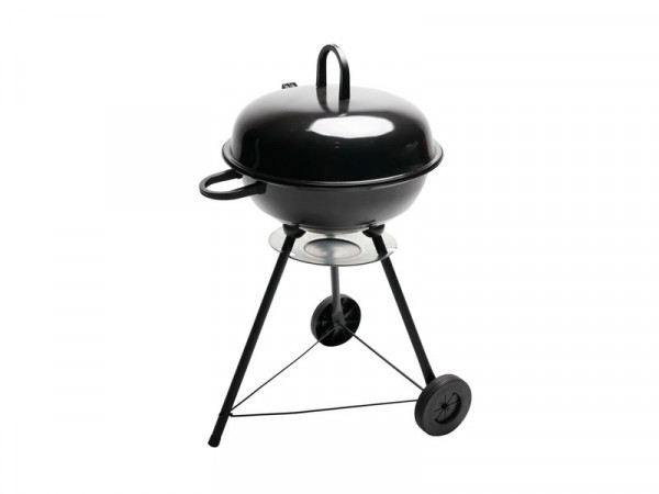 BARBECUE CHARBON DE BOIS DIAM 48 CM NOIR