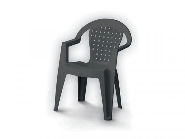 FAUTEUIL MONOBLOC NORMA ANTHRACITE