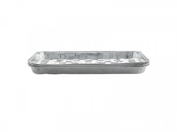 BARQUETTE ALUMINIUM GRANDE AVEC TROU X 5 34x23x2.8cm