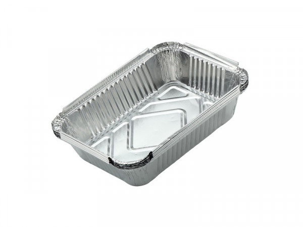 BARQUETTES EN ALUMINIUM NATERIAL POUR BARBECCUE 22x16x3.8CM X5