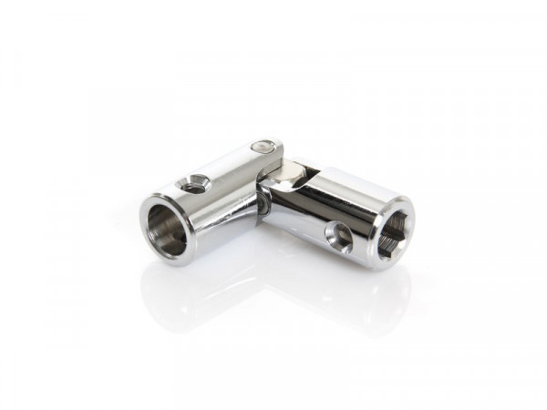CARDAN HEXAGONAL 10MM ROND 12MM ACIER CHROME