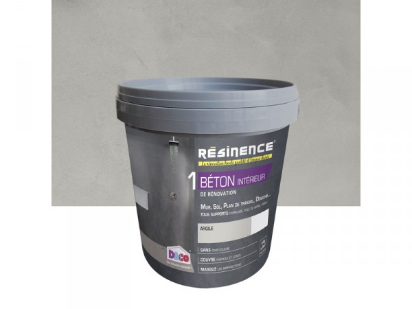 ENDUIT BETON DE RENOVATION ARGILE RESINENCE 4KG