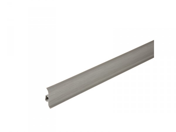 PLINTHE PVC PASS FIL 12X60X2500 MM GRIS ALU