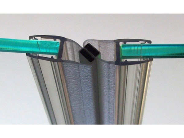 JOINT MAGNETIQUE 2X200CM  ANGLE 90 A 180 POUR VERRE 6/8MM