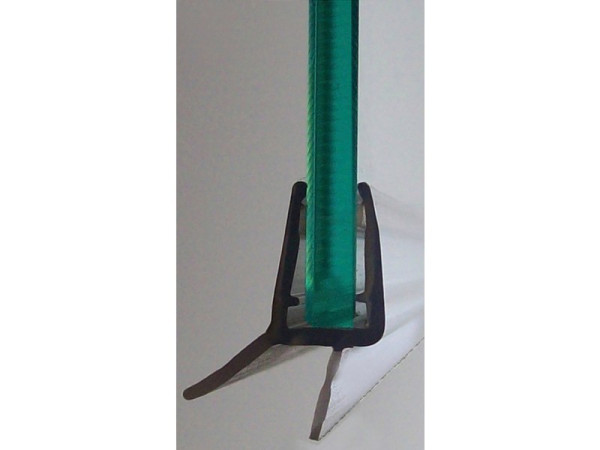 JOINT DOUBE LEVRE 100 CM POUR VERRE 4/6MM