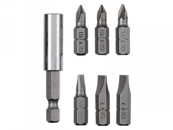 EMBOUT ASSORTIS 25MM+PORTE EMBOUT 1ER PRIX X6