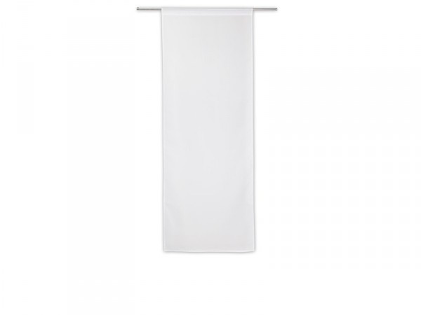 VITRAGE TRANSPARENT IDEALIS BLANC L60XH160CM LOT 2