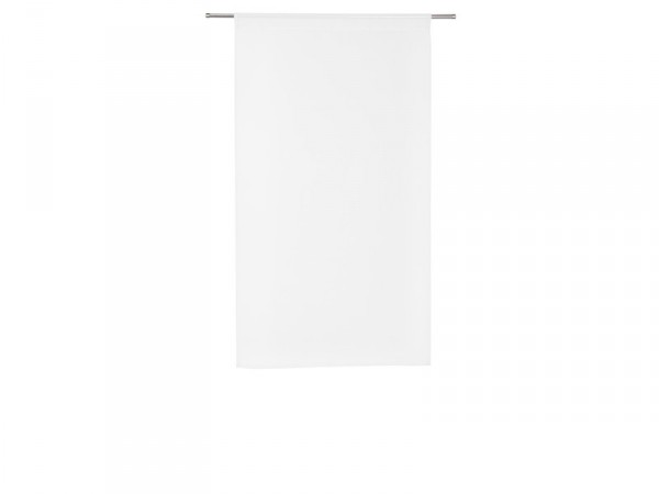 VITRAGE TAMISANT LEO BLANC-BLANC N 0 L60 X H120 CM LOT 2