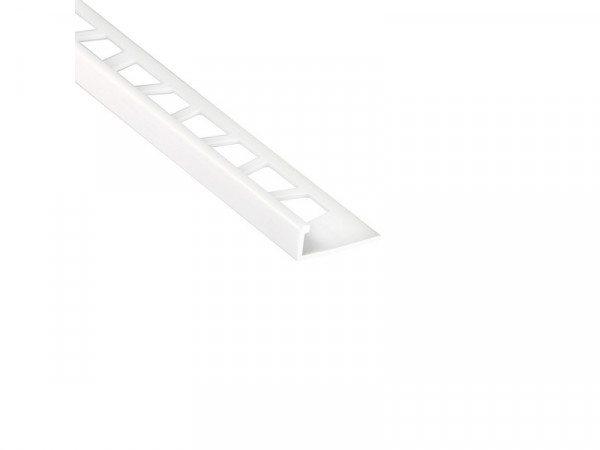 EQUERRE ANGLE SORTANT PVC BLANC 8MM L2.5 STANDERS
