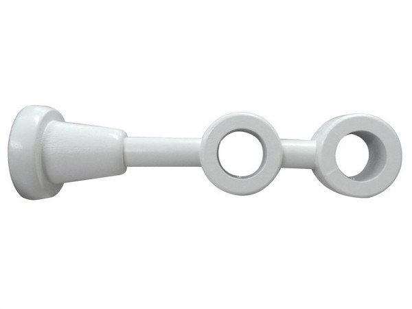 SUPPORT BOIS D28 DOUBLE 130-200 LAQUE BLANC