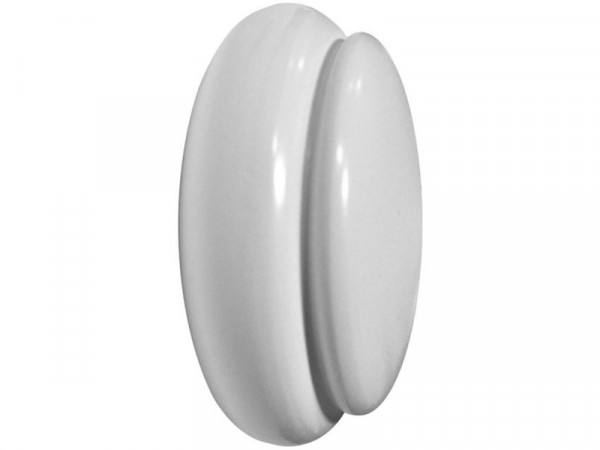 EMBOUT D35 GALET LAQUE BLANC X2