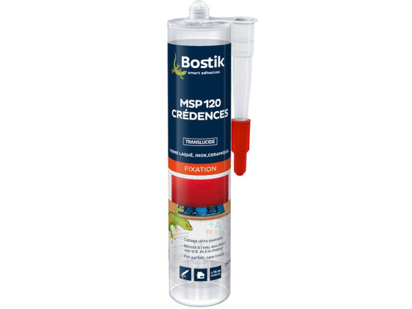 COLLE JOINT INT/EXT POLYMERE BOSTIK FIXPRO MSP 120 CREDENCES 290ML