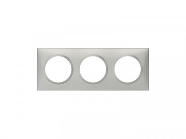 PLAQUE CARREE DOOXIE ALUMINIUM 3 POSTE