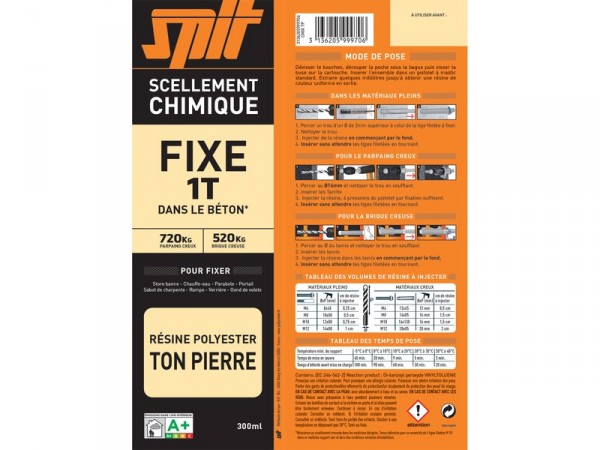 SCELLEMENT CHIMIQUE TON PIERRE