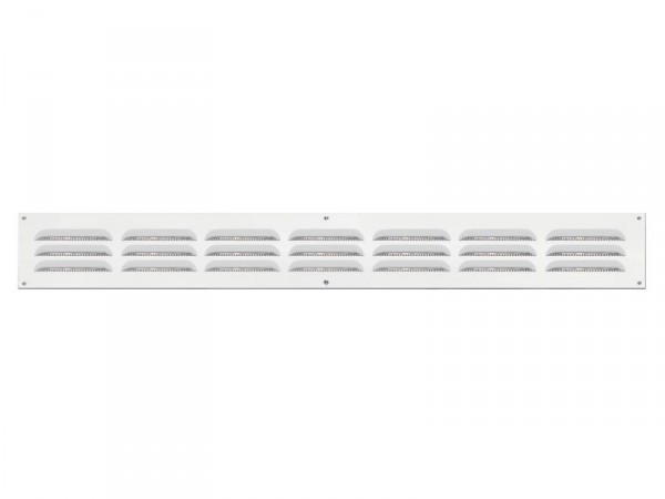 GRILLE AERATION VISSER  50X400MM ALU + MOUSTIQUAIRE