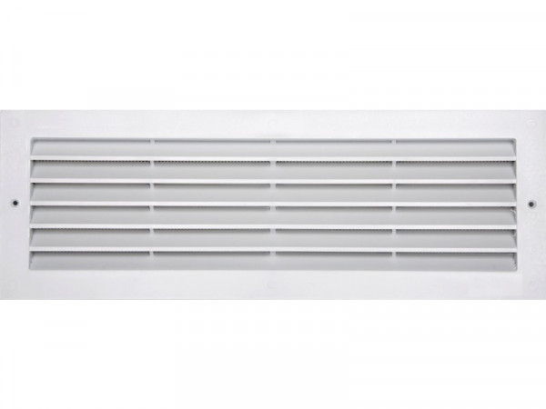 GRILLE AERATION ENCASTRER  95X333MM ABS + MOUSTIQUAIRE