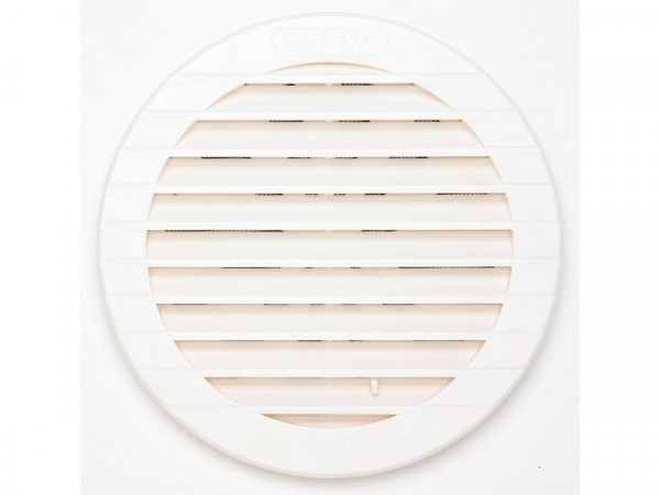 GRILLE AERATION REGLABLE  152 ABS BLANC  + MOUSTIQUAIRE