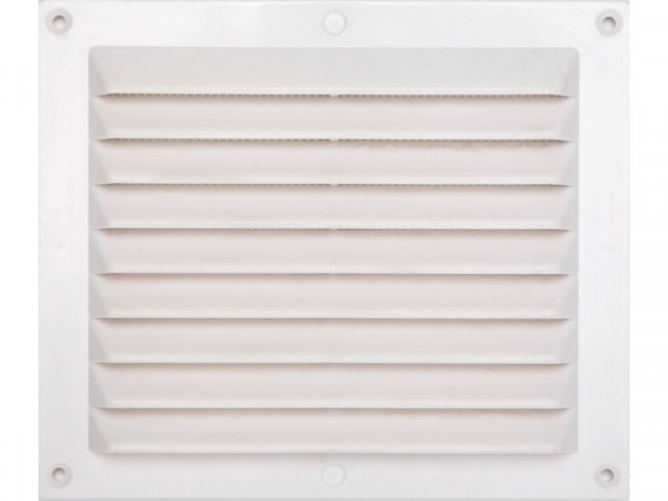 GRILLE AERATION VISSER  146X175MM ABS + MOUSTIQUAIRE