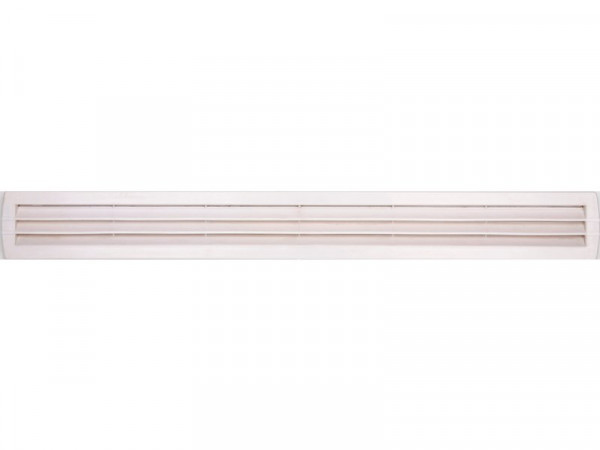 GRILLE AERATION ENCASTRER  40X483MM ABS + MOUSTIQUAIRE
