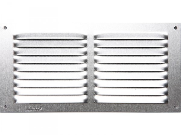 GRILLE AERATION VISSER  100X200MM ALU + MOUSTIQUAIRE