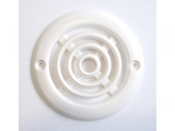 GRILLE AERATION VISSER  64 ABS BLANC  LOT4