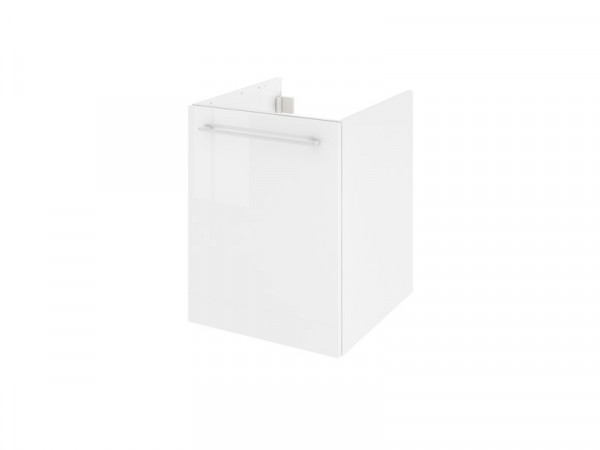 MEUBLE SOUS VASQUE REMIX LARG 45XPROF 48XH58CM 1 PORTE BLANC BRILLANT