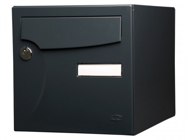 BOITE A LETTRES ANIMATION 1 PORTE ANTHRACITE