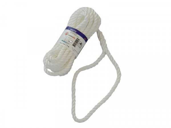CORDE D AMARRAGE PP TORSADEE BLANC 12MM 7M