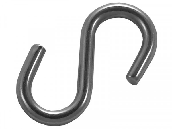CROCHET "S" SYMETRIQUE 4MM INOX A4 / AISI 316