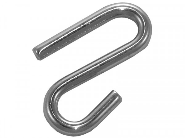 CROCHET "S" ASYMÉTRIQUE 6MM INOX A4 / AISI 316