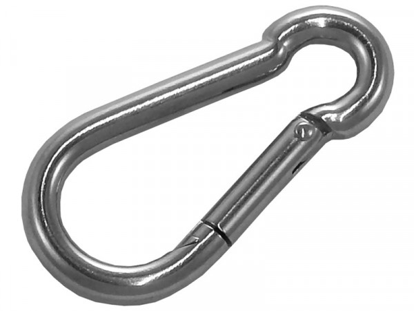 MOUSQUETON POMPIER 5MM INOX A4 / AISI 316