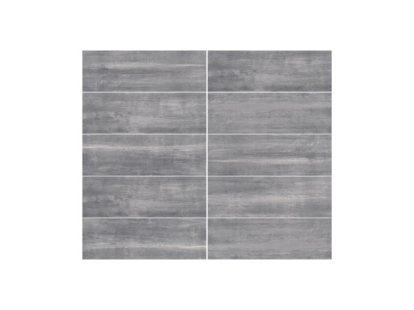 CARRELAGE SOL ET MUR EXTERIEUR APERO 20X60,4 CM GRIS 1,24M2