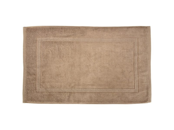 TAPIS SDB TERRY 50X80 CM UNI TAUPE FOSSIL3 SENSEA