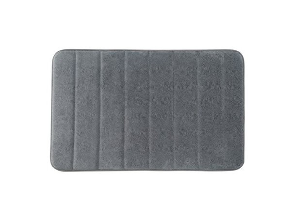 TAPIS SDB COCOON 50X80 CM A MOTIFS RELIEF GRIS SENSEA